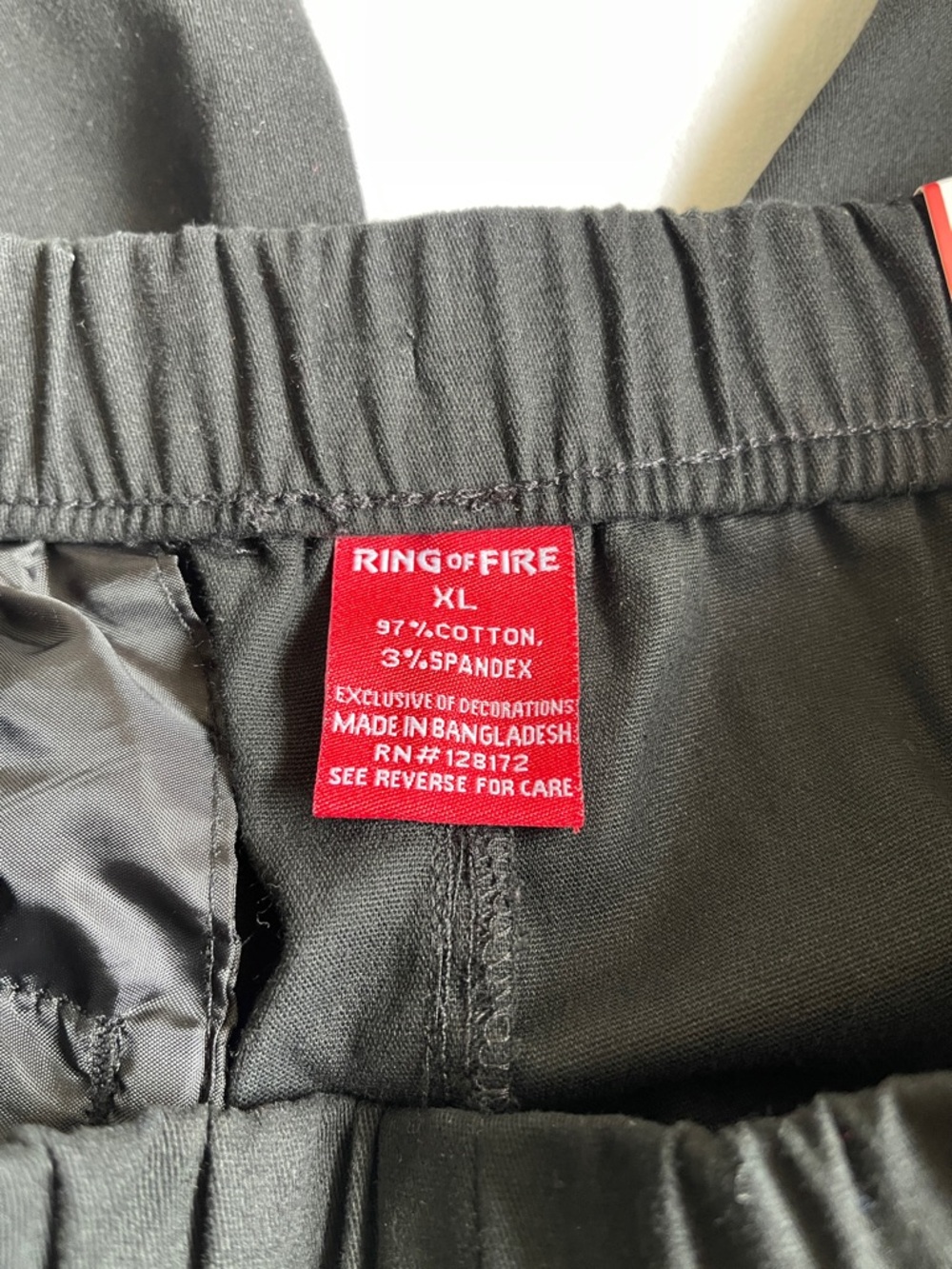 Ring of Fire Big Boys Black ADINO Cargo Shorts Brand New With Tags. - Picture 9 of 13